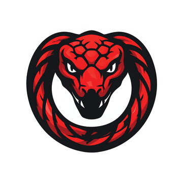 Snake logo. Snake head. Snake Head logo on white background. Vector illustration.