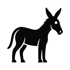 for the majority of donkey-logo-template-icons&mdash;white silhouette art.