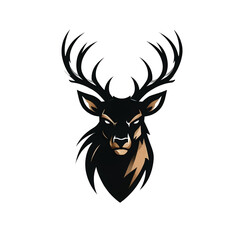 Dear logo on white background. Dear logo vector design. Vector illustration.