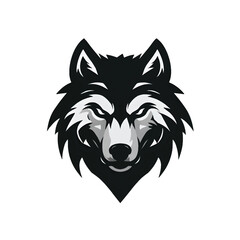 Fototapeta premium Wolf logo. Wolf head. Wolf Head logo on white background. Vector illustration.