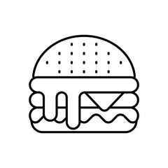 Burger  Vector icon