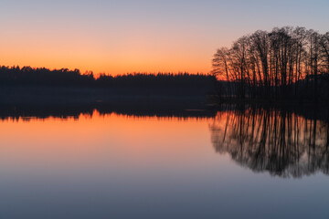 Fototapeta premium Jezioro Chojno