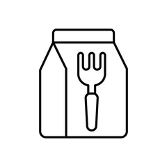 Food pack Vector icon