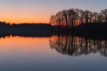 Fototapeta premium Jezioro Chojno