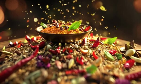 Aromatic Spices Burst: Culinary Delight