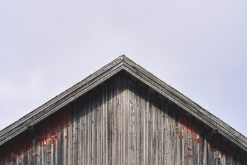 old barn gable