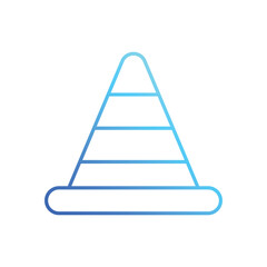 Construction Cone stock illustration