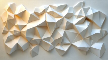 Creating a seamless design of triangular shapes in soft tones in france a high-fidelity visual experience