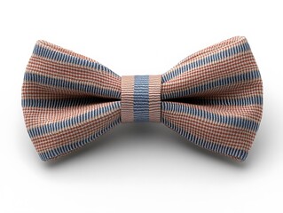 Striped bow tie, isolated, studio shot