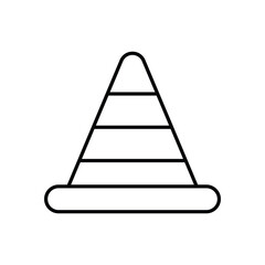 Construction Cone stock illustration