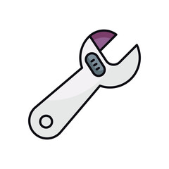 Wrench stock illustration