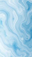 Obraz premium Swirling pastel blue and white abstract watercolor wash, smooth,artistic,organic