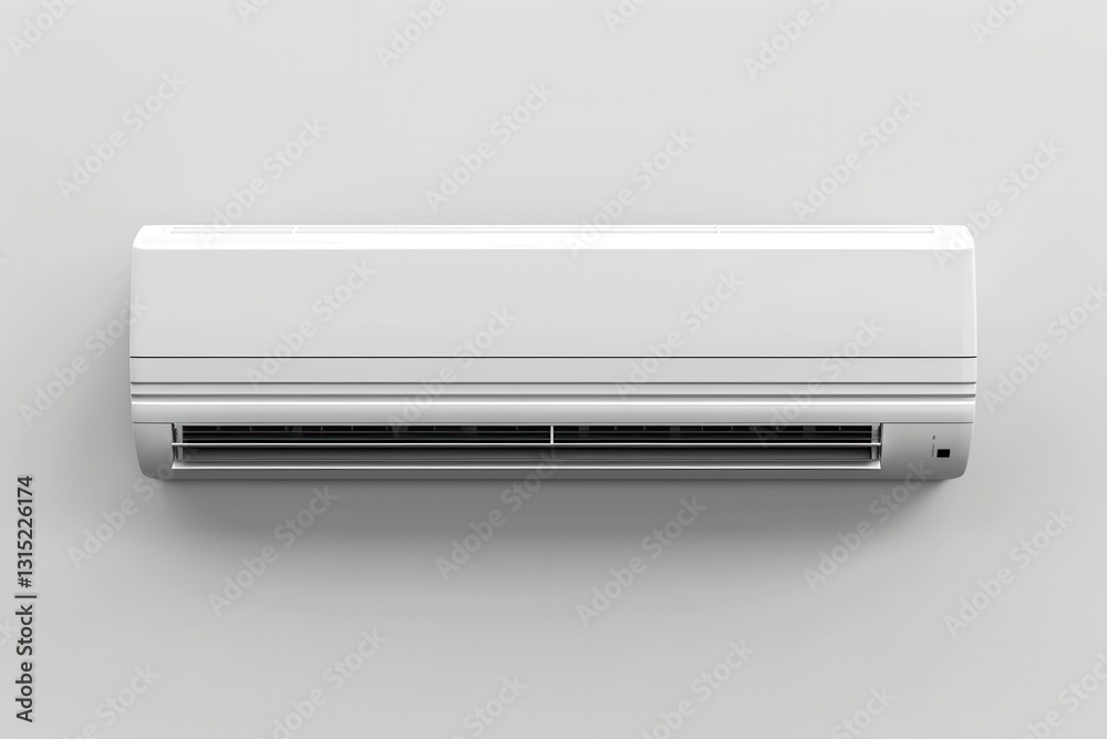 Poster clean wall mounted air conditioner designed for promoting efficient cooling solutions in modern spac