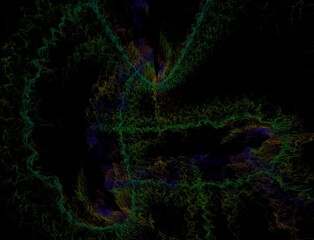 Imaginatory fractal abstract background Image