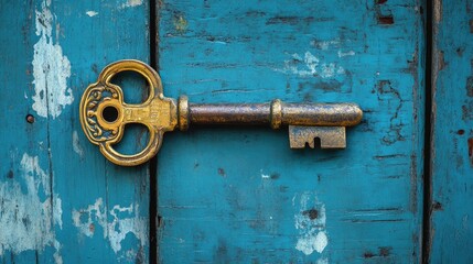 World Password Day with blue background