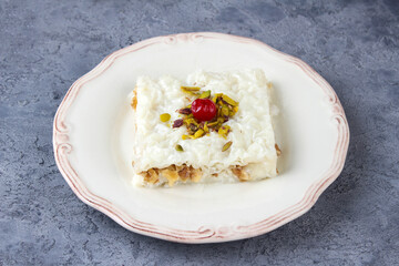 Turkish Traditional Ramadan Dessert Gullac