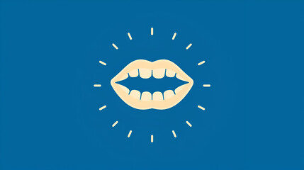 Naklejka premium oral icon