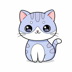 Adorable Kawaii Animal Vector Arts For Coloring Book