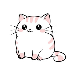 Adorable Kawaii Animal Vector Arts For Coloring Book