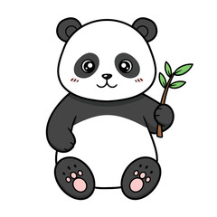 Adorable Kawaii Animal Vector Arts For Coloring Book