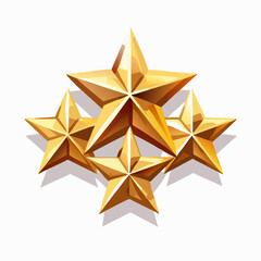 Obraz premium Decorative Shiny Metallic Star 
