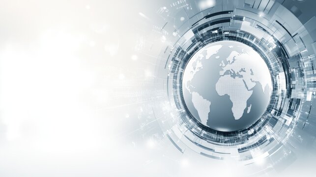 High tech background template design.