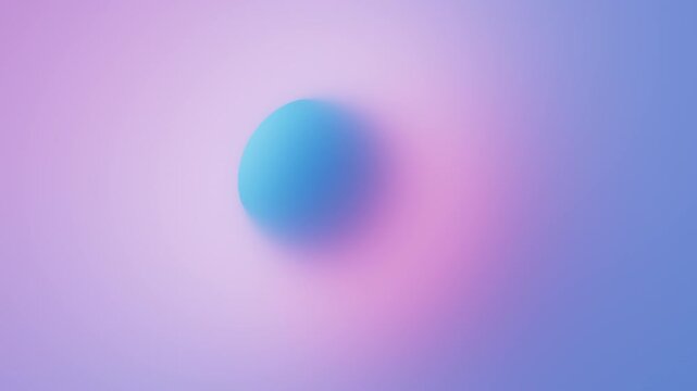 looping 3d animation. Abstract gradient background in shades of pink blue and purple. Ambient and tranquil wallpaper. Flight through the endless tunnel. Blurred round hole motion design