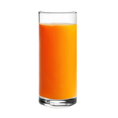 Multivitamin juice transparent PNG, isolated background. Freshly squeezed refreshing summer drink in a tall glass, healthy nutritious natural superfood beverage