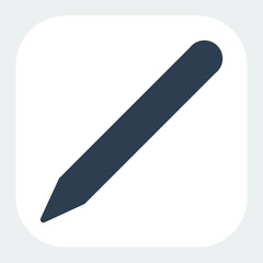 pencil icon in glyph style