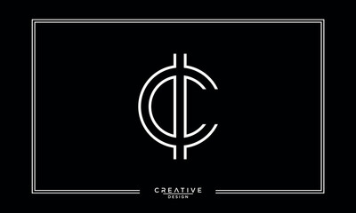 CI, IC,C , I, Abstract Letters Logo Monogram