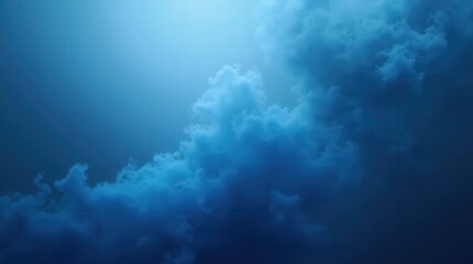 Image features dramatic smoke textures with a white background
