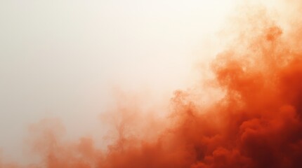 Naklejka premium Image features dramatic smoke textures with a white background