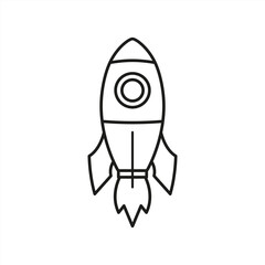 Rocket icon vector design templates simple and modern, vector 10 eps.