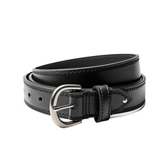 Leather Belt Isolated on Transparent Background, PNG