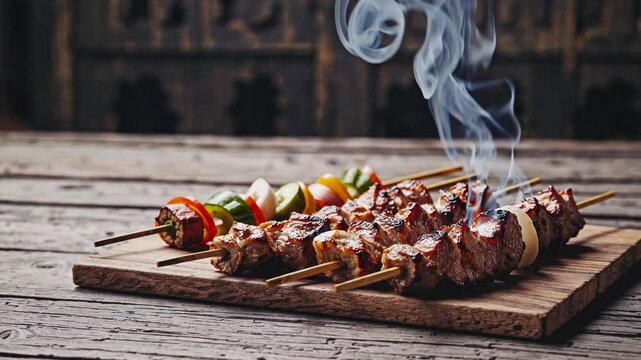 grilled skewers