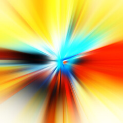 Obraz premium Colorful zoom motion effect. Abstract background. Color lines. Colored texture backdrop and banner. Multi color gradient pattern and textured wallpaper.