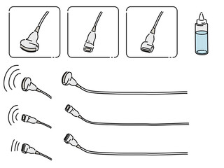 超音波検査のプローブ(探触子)