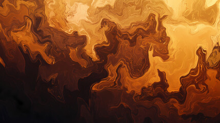 Naklejka premium Warm and rich abstract background with deep brown and gold gradients. perfect for adding a sophisticated, grainy, and luxurious touch to any design. Shadowed - Alley. Illustration