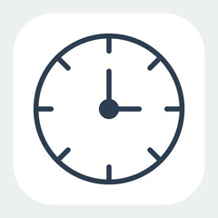 clock icon filled black style