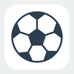 Fototapeta premium ball icon filled black style