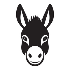 Democratic Donkey Symbol Illustration Great for American Political Awareness Designs