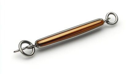 Ornate Horse Bit, Isolated on White Background