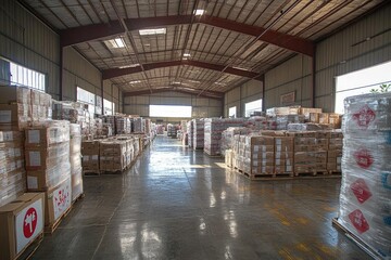 Massive Warehouse Inventory: Efficient Storage & Logistics