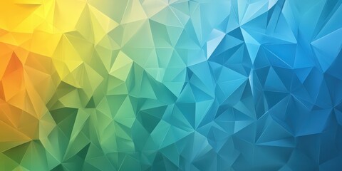 Obraz premium Prismatic facets illuminating a spectrum, geometric crystallized vibe