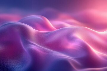 Obraz premium Abstract Purple Pink Waves: Digital Art Background