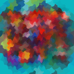 Colorful patched abstract background. Stain effect and camouflage. Spotted backdrop.