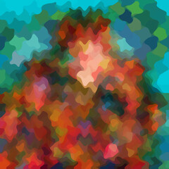 Colorful patched abstract background. Stain effect and camouflage. Spotted backdrop.