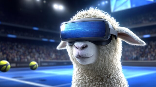 Shaun the Sheep's Virtual Reality Tennis Adventure