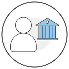 Fototapeta premium IAM Governance Icon, Effective IAM Governance Strategies, Optimizing Identity & Access Management Governance, png