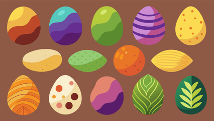 With over a dozen different varieties on display visitors can marvel at the wide range of colors textures and flavors of Andean potatoes.. Vector illustration